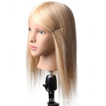 dummy doll female mannequins head with human hair